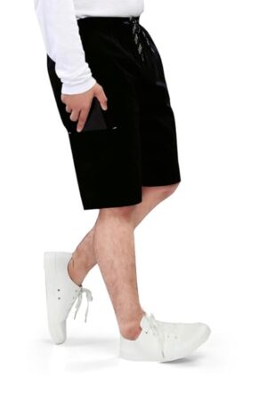 UNOseven Men's Cotton Cargo Capri - Black, S