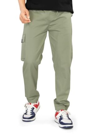 UNOseven Men's One Side Cargo Cotton Jogger Pant