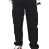 UNOseven Boys Cargo Cotton Pant - Black