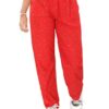 UNOseven Girls Printed Cotton Woven Fashion Pants - Red