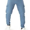 UNOseven Boys Denim Multi Pocket Cargo Jogger Pant - Ice Blue