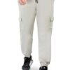 UNOseven Men's Multi Pocket Cargo Cotton Jogger Pant - Cream