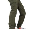 UNOseven Boys Cargo Cotton Pant - Dark Green