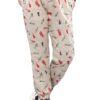 UNOseven Girls Stylish Printed Joggers - Beige