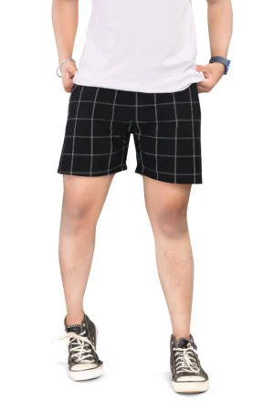 UNOseven Boys Regular Cotton Printed Boxer Shorts - Black, 13-14Y (S)