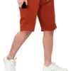 UNOseven Men's Cotton Cargo Capri - Rust